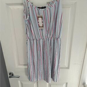 Striped Sleeveless Dress